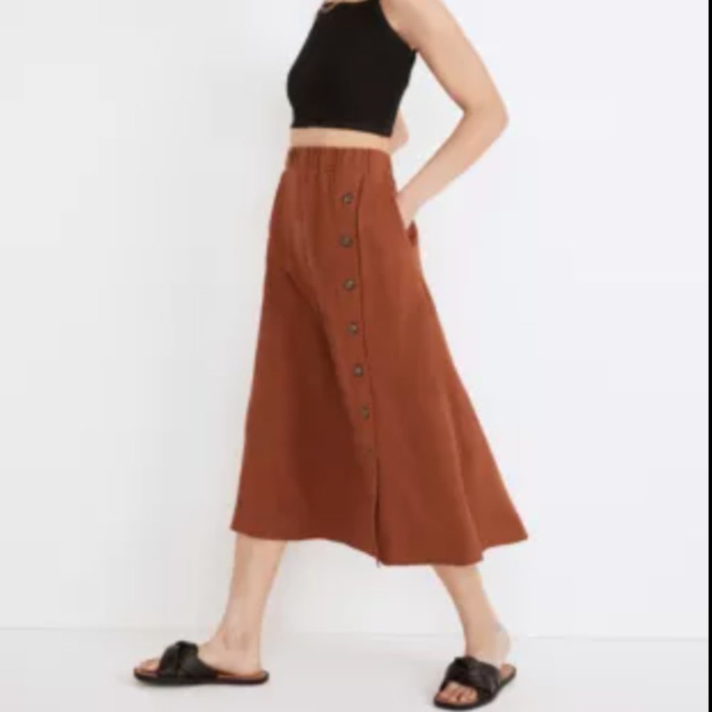 NWT Madewell Linen Skirt